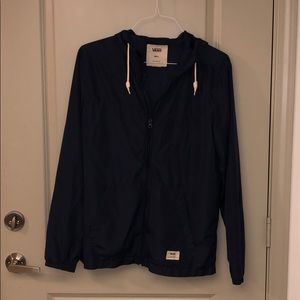 Vans windbreaker zip-up hoodie